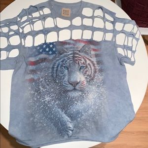 LF Furst Of A Kinda Vintage Tshirt with Cutouts